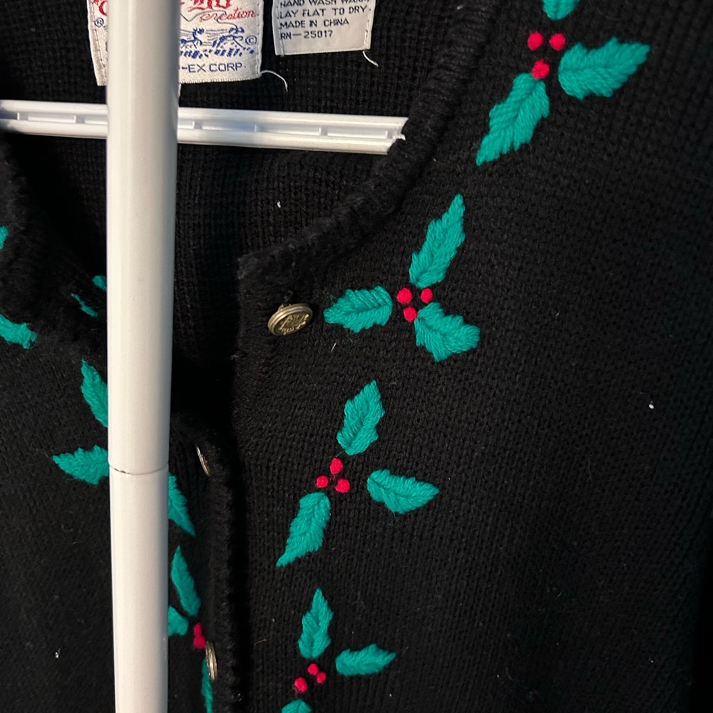 Vintage Tally-Ho Holiday Cardigan